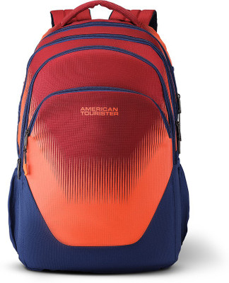 

American Tourister Trivo Sch Bag 02 31 L Backpack(Multicolor), Red;blue