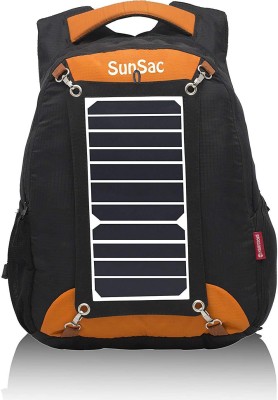 

Sunsac FOCUS-Eco-Friendly backpack with detachable Solar Panel by Kotak Solar 27 L Laptop Backpack(Black), Black;orange