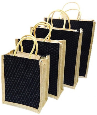 

ART ME Pack of 4 Waterproof Multipurpose Bag(Black, 15 L)
