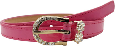

Baluchi Women Party, Casual Pink Artificial Leather Belt, Peach