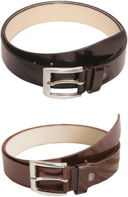 

Lee Topper Men Casual, Evening, Formal, Party Black, Brown Artificial Leather Belt