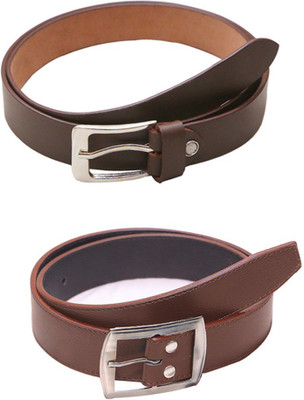 

Lee Topper Men Casual, Evening, Formal, Party Brown Artificial Leather Belt