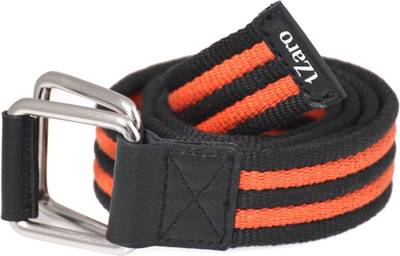 

tZaro Men Casual Orange, Black Fabric, Metal Belt, Black and orange