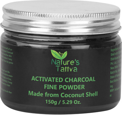 

Nature's Tattva Activated Charcoal Fine Powder (From Coconut Shell)(150 g)