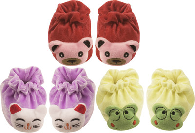 Ole Baby Booties(Toe to Heel Length - 10 cm Purple)
