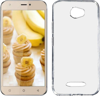 Mob Back Cover for Intex Aqua 5.5 VR Plus(Transparent, Pack of: 1)