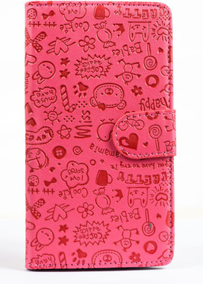 Mystry Box Flip Cover for Samsung Galaxy J5 - 6 (New 2016 Edition)(Pink)