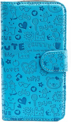 Mystry Box Flip Cover for SAMSUNG Galaxy S4(Blue, Pack of: 1)