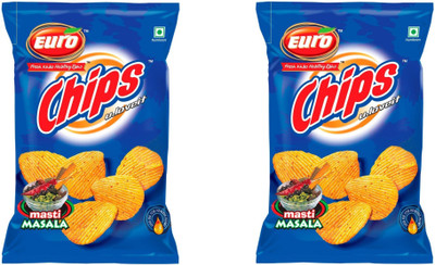 

EURO Chips - Masti Masala Pack of 2 per (160 gm) Chips(160 g)