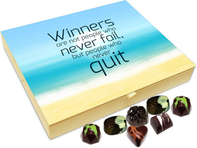

Chocholik Gift Box - Winners Are Not People Who Never Fail - 20pc Truffles(240 g)