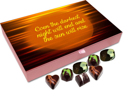 

Chocholik Gift Box - Even The Darkest Night Will End And The Sun Will Rise - 12pc Truffles(144 g)