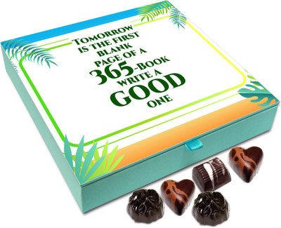 

Chocholik Gift Box - Tomorrow Is The First Blank Page - 9pc Truffles(108 g)