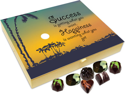 

Chocholik Gift Box - Success Is Getting What You Want - 20pc Truffles(240 g)