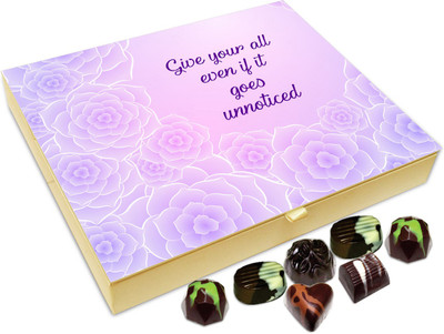 

Chocholik Gift Box - Give Your All Even If It Goes Unnoticed - 20pc Truffles(240 g)