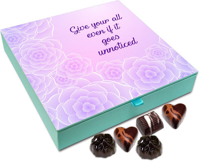 

Chocholik Gift Box - Give Your All Even If It Goes Unnoticed - 9pc Truffles(108 g)
