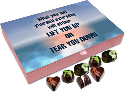 

Chocholik Gift Box - What You Tell Yourself Everyday - 12pc Truffles(144 g)