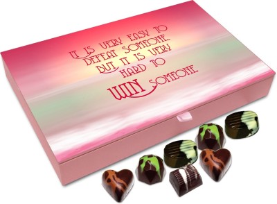 

Chocholik Gift Box - It Is Very Easy To Defeat Someone - 12pc Truffles(144 g)