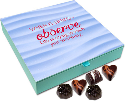 

Chocholik Gift Box - When It Hurts - Observe - 9pc Truffles(108 g)