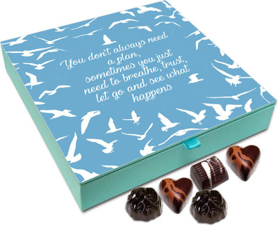 

Chocholik Gift Box - You Don't Always Need A Plan - 9pc Truffles(108 g)