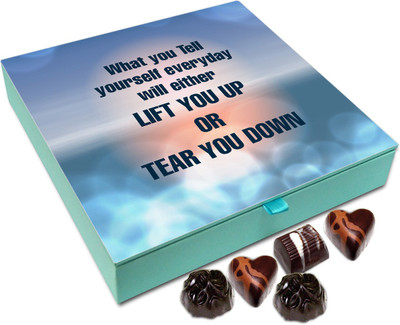 

Chocholik Gift Box - What You Tell Yourself Everyday - 9pc Truffles(108 g)
