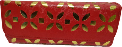 

BABERWAL ENTERPRISES Party Red Clutch