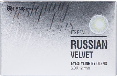 

O-LENS Russian Velvet Gray - Coloured Contact Lens(Monthly) Monthly Contact Lens(0.00, Russian Velvet Grey, Pack of 1)