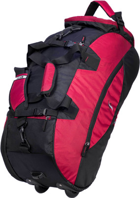 

Istorm (Expandable) Wheeler Bat Maroon & Black Duffel Strolley Bag(Black, Maroon)