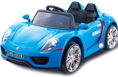 

Baybee Sporche Roadstar Battery Operated Car with Dual Battery, Dual Motor and R/C Car Battery Operated Ride On(Multicolor), Blue