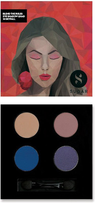Sugar Cosmetics Blend The Rules Eyeshadow Quad Skyfall 5 g(14 Skyfall)