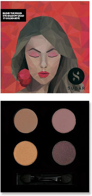 

Sugar Blend The Rules Eyeshadow Quad 17 Goldeneye 5 g(Goldeneye)