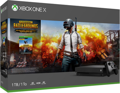 

Microsoft Xbox One X 1 TB with PlayerUnknown's Battleground(Black)