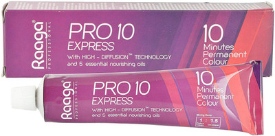 

Raaga Professional Pro 10 Express With High - Diffusion Technology 4.26 Hair Color(Brown Red Iridescent Reflect)