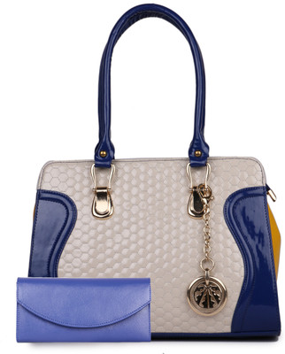 

Dyana Core Shoulder Bag(White, Blue), Blue;white