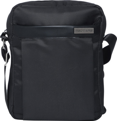 

Red Tape Messenger Bag(Black, Red)