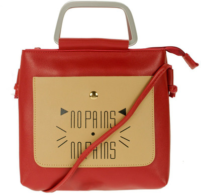 

JG Shoppe Hand-held Bag(Maroon)