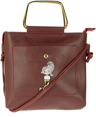 

JG Shoppe Hand-held Bag(Brown)