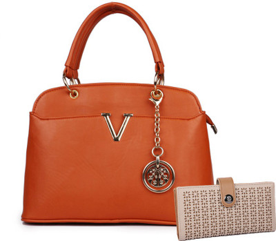 

Roseberries Hand-held Bag(Orange)