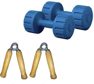

SIXON SPORTS COMBO1 PVC 10KG Dumbbell Set With Accessories Home Gym Combo(0 - 20 kg)