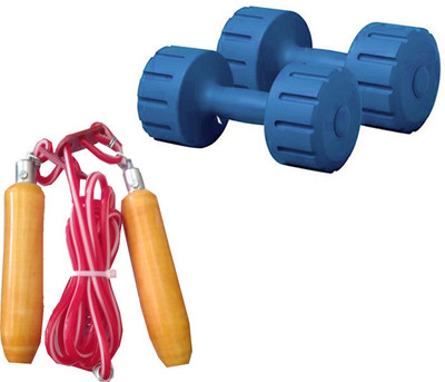 

SIXON SPORTS COMBO13 PVC 2KG Dumbbell Set With Accessories Home Gym Combo(0 - 20 kg)