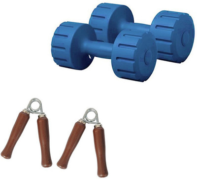

SIXON SPORTS COMBO25 PVC 6KG Dumbbell Set With Accessories Home Gym Combo(0 - 20 kg)