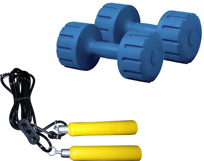 

SIXON SPORTS COMBO7 PVC 2KG Dumbbell Set With Accessories Home Gym Combo(0 - 20 kg)