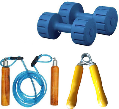 

SIXON SPORTS COMBO24 PVC 6KG Dumbbell Set With Accessories Home Gym Combo(0 - 20 kg)