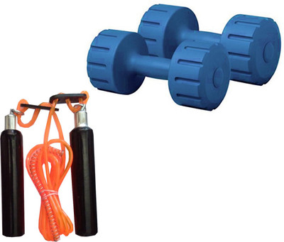 

SIXON SPORTS COMBO12 PVC 4KG Dumbbell Set With Accessories Home Gym Combo(0 - 20 kg)
