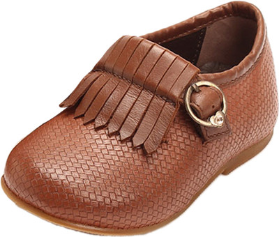 

Drish Girls Slip on Casual Boots(Brown