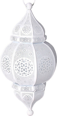 56% OFF on Sutra Decor Moroccan Hanging White Iron Table Lantern(42.5 cm X 20 CM, Pack of 1) 56% OFF on Sutra Decor Moroccan Hanging White Iron Table Lantern(42.5 cm X 20 CM, Pack of 1)