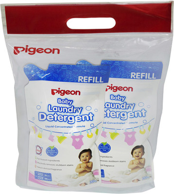 

Pigeon Baby Laundry Detergent Liquid 500Ml, Refill Combo(1 L)
