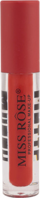 

Miss Rose Moisturizer Smooth Lip Gloss Matte Lipstick Makeup Lipgloss Sexy Colors Liquid Lipstick Rich Red(6 g, Black)