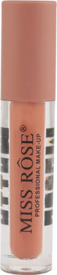 

Miss Rose Moisturizer Smooth Lip Gloss Matte Lipstick Makeup Lipgloss Sexy Colors Liquid Lipstick Nude Peach(6 g, Black)