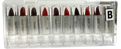 

ruby's collection fashion 10 color lipstick(multicolor)