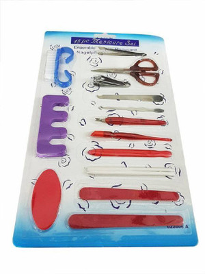 

Mopi Manicure Tool Kits for women/girls, Set Of 15 Pcs(200 ml, Set of 1)